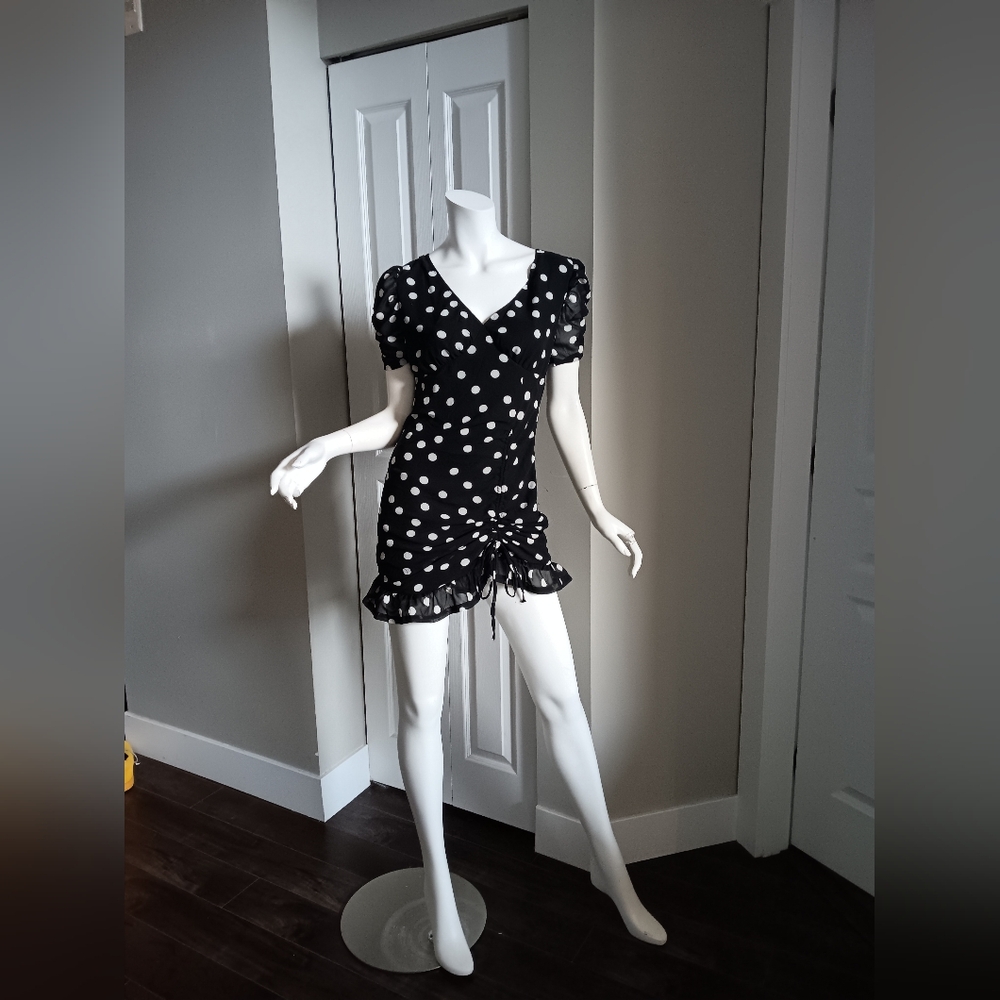 Black Polka Dot Dress